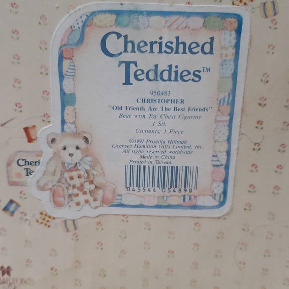 Cherished Teddies, Christopher Figurine - Picture 8 of 8